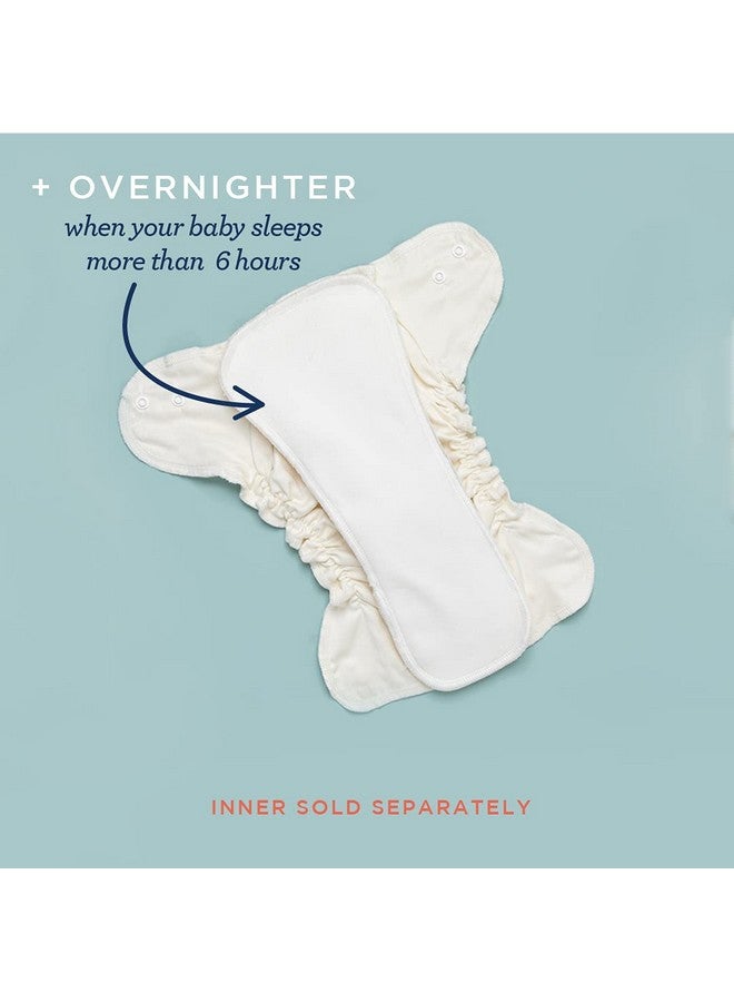 Esembly Overnighters Cloth Diaper Doubler Absorbency Booster Reusable Organic Cotton Diaper Stay Dry Liner For Nighttime Or Heavy Wetters Super Thirsty Cloth Diaper Insert One Size Pack Of 4 - Image 3