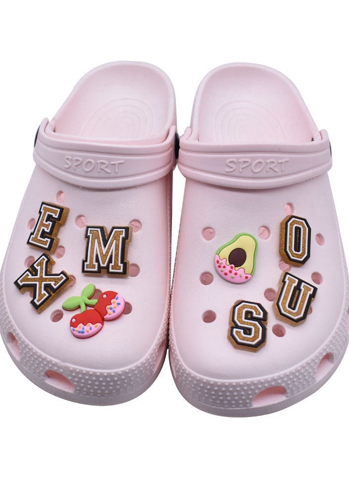 SYOSI Shoe Decoration Charms, Shoe Charms for Croc, 37 Pcs Letters Numbers Shoe, A-Z Letters & 0-9# Numbers for Bracelets, Decoration for Boys and girls Teens Party Favor Birthday Gifts  - Image 3