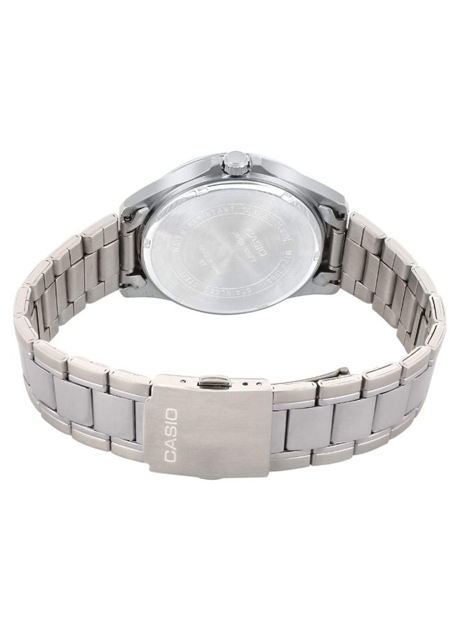 CASIO Men Enticer Analog Watch MTP-1384D-7A2VDF - 38 mm - Silver - Image 2