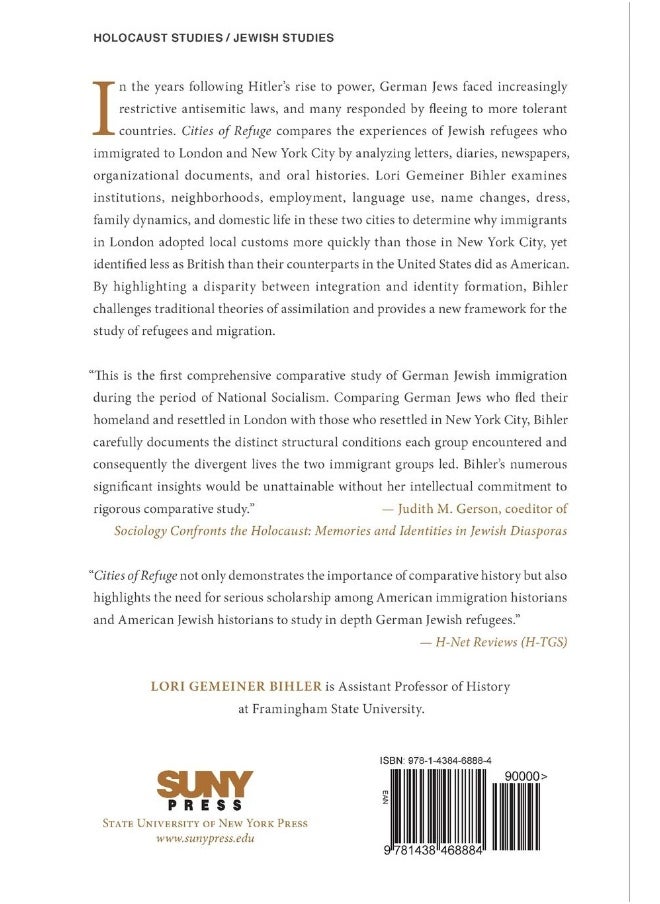 Cities of Refuge: German Jews in London and New York, 1935-1945  - Image 2
