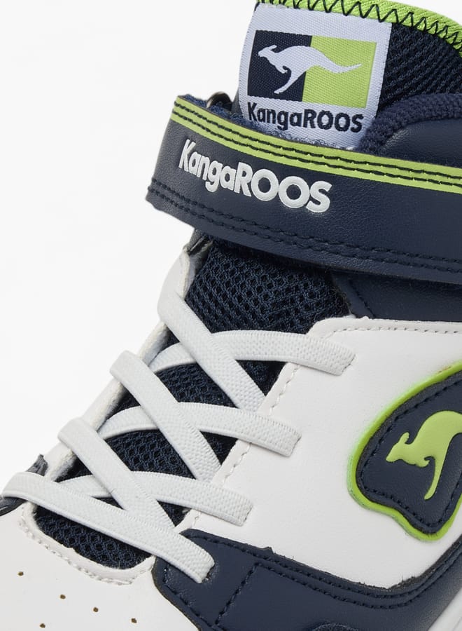 kangaROOS Women's Logo Detail Sports Shoes with Hook and Loop Closure - Image 4