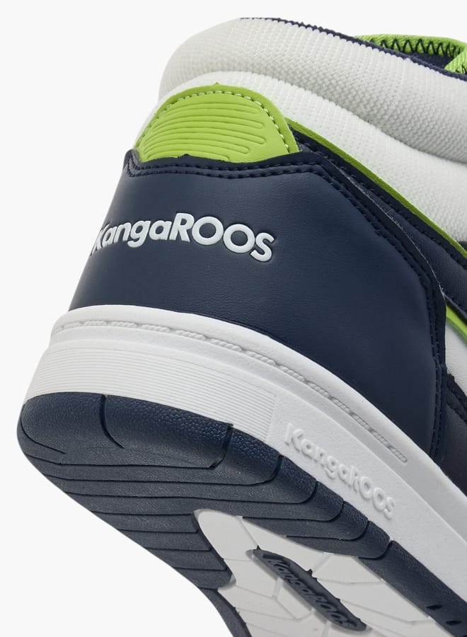 kangaROOS Women's Logo Detail Sports Shoes with Hook and Loop Closure - Image 5