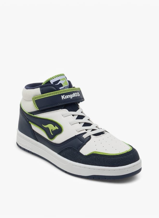 kangaROOS Women's Logo Detail Sports Shoes with Hook and Loop Closure - Image 3