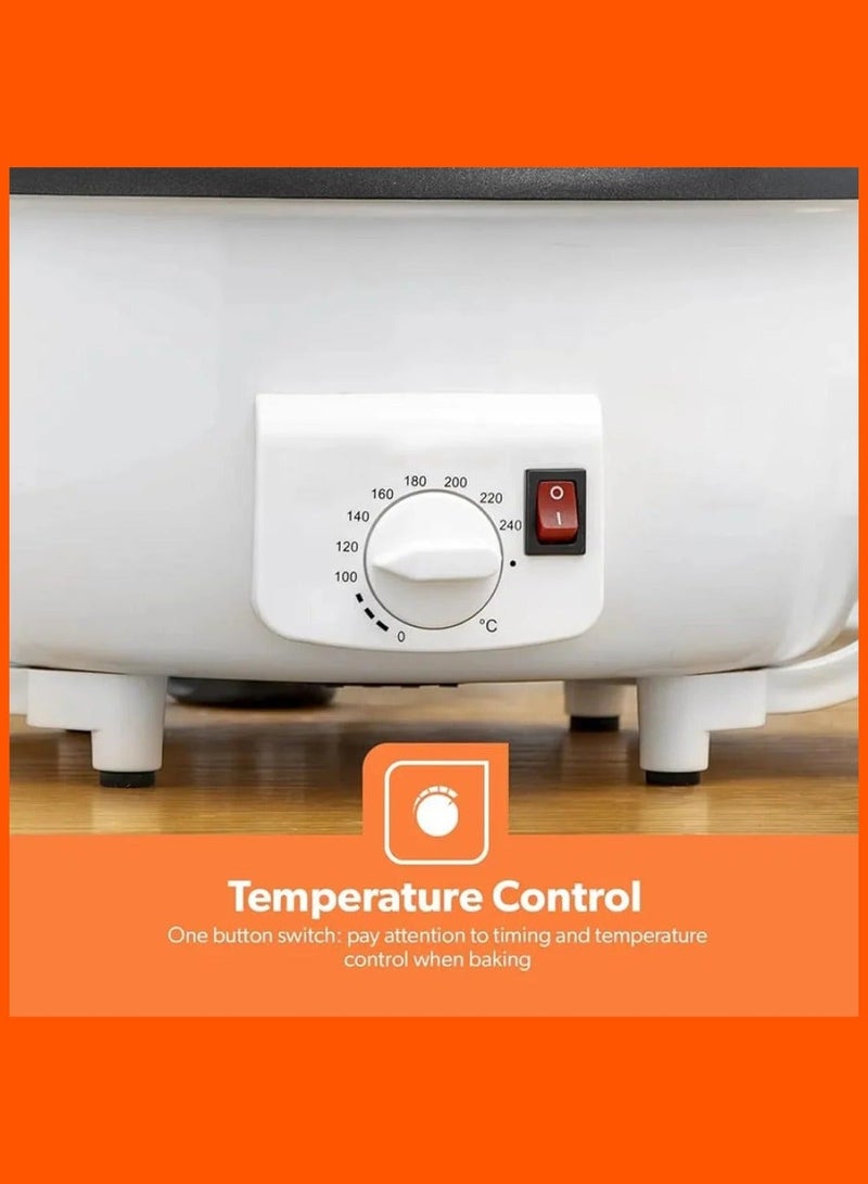 Denx DX3422 Coffee Roaster & Popcorn Maker – 2L Capacity with Adjustable Temperature – 2-in-1 Efficient and Stylish Design - Image 4