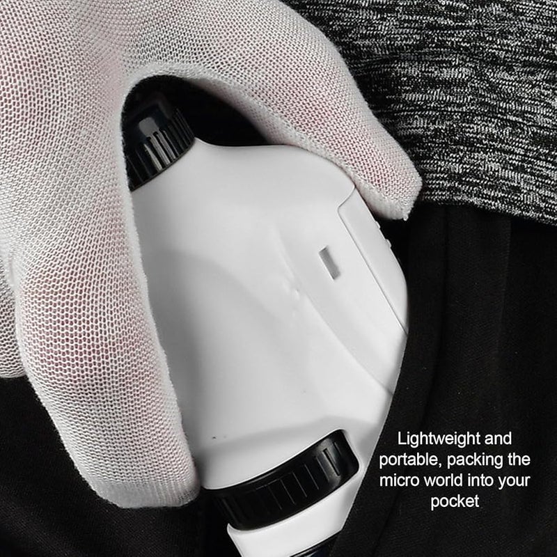 Kids Handheld Microscope Portable Scientific Experiment Tool with Adjustable LED Light - Image 3