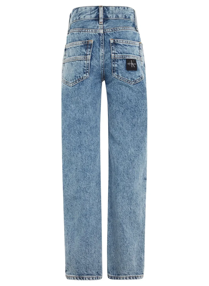 Calvin Klein Jeans Kids Vintage Ocean Straight Fit Jeans