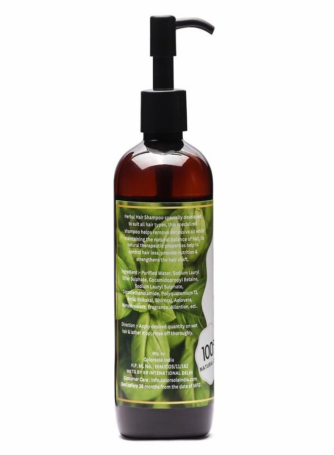 Colorsole® Herbal Hair Shampoo, for Hair Fall Control, with Bringharaj Extracts, Amla, Shikakai, Paraben-Free, for Men & Women, 300ml - Image 4