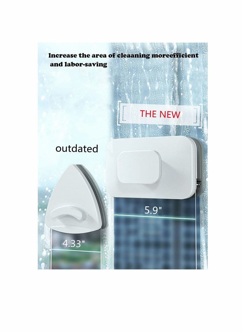 Y&D New Updated Magnetic Window Cleaner Double Sided, Outside Tool (Glass Thickness（0.1-0.4In）) - Image 2