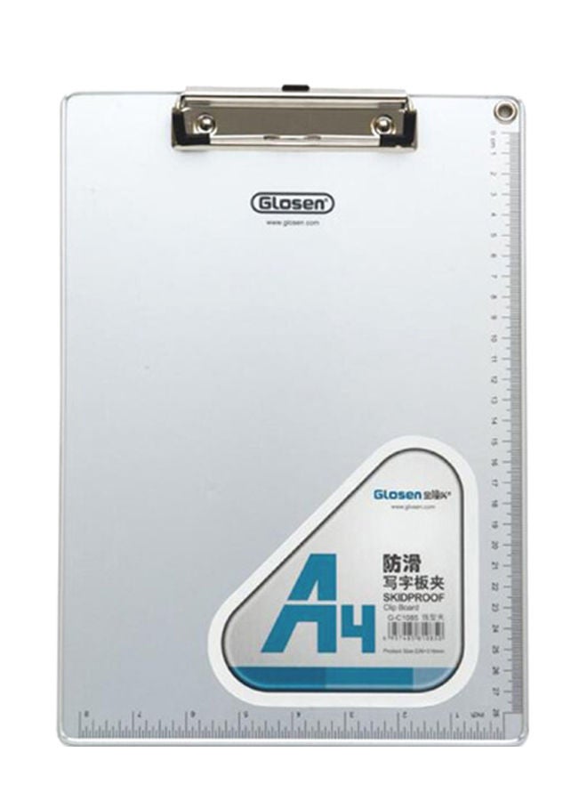 NIBEMINENT A4 Aluminum Clipboard Writing Pad White