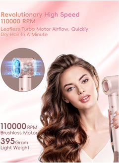 Perfii 5 in 1 Multi-Styler High Speed Hair Dryer Airwrap Curler Hot Air Brush with 600 Millions Ions for Smooth Frizz Free Hair Airflow Control Hot/Cold Hair Styling Low Noise and Lightweight  - Image 3
