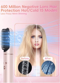 Perfii 5 in 1 Multi-Styler High Speed Hair Dryer Airwrap Curler Hot Air Brush with 600 Millions Ions for Smooth Frizz Free Hair Airflow Control Hot/Cold Hair Styling Low Noise and Lightweight  - Image 4