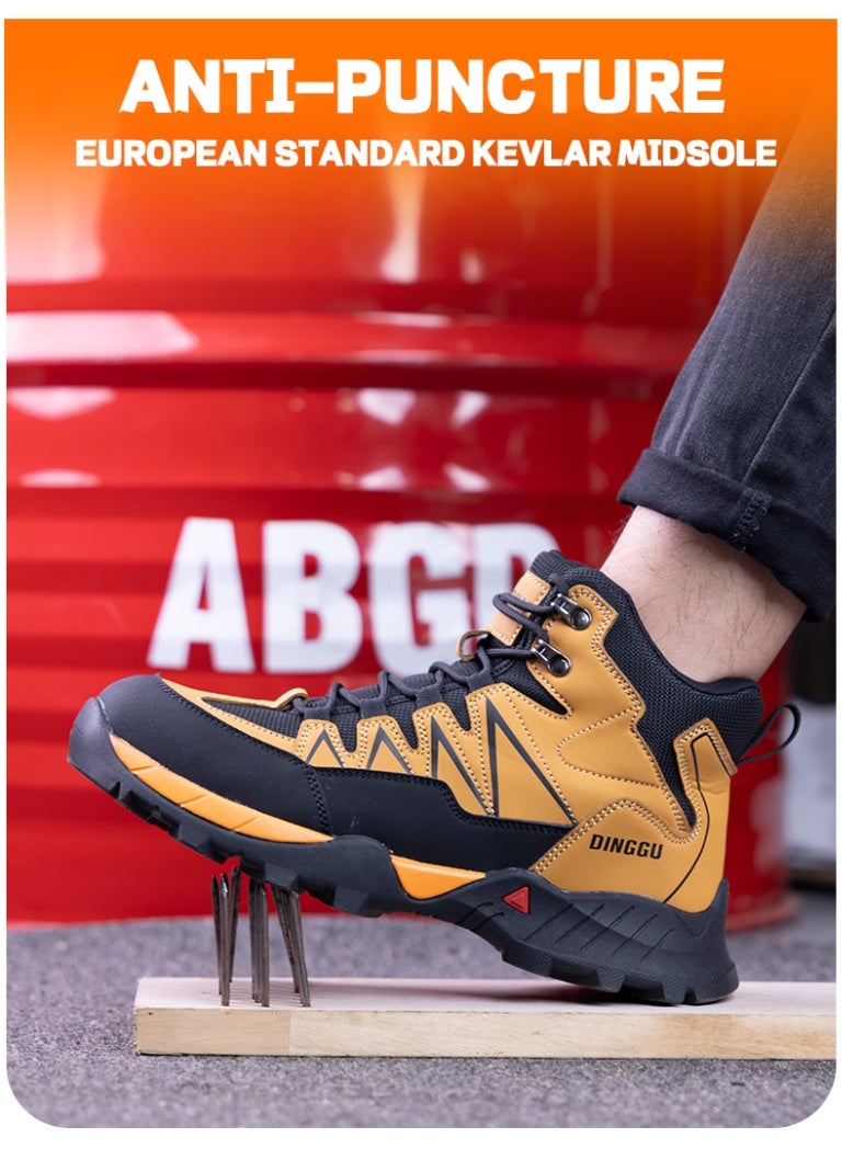 Steel Toe Shoes for Men Lightweight Safety Shoes Comfortable Puncture Proof Slip On Indestructible Work Shoes and Fashion Sneakers. - Image 5