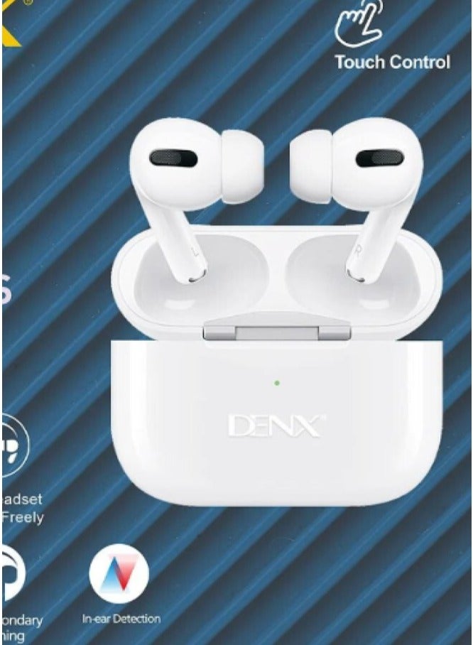 Denx DX648 Wireless Bluetooth Earbuds – Touch Control, HD Sound, Extended Battery Life, Sweatproof for Sports and Daily Use - Image 2