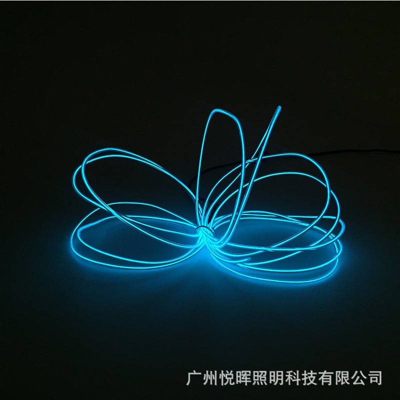 Highlight EL cold light 2.3mm Luminous Lamp Line 12V power supply decorative lamp atmosphere lamp performance decorative props - Image 3