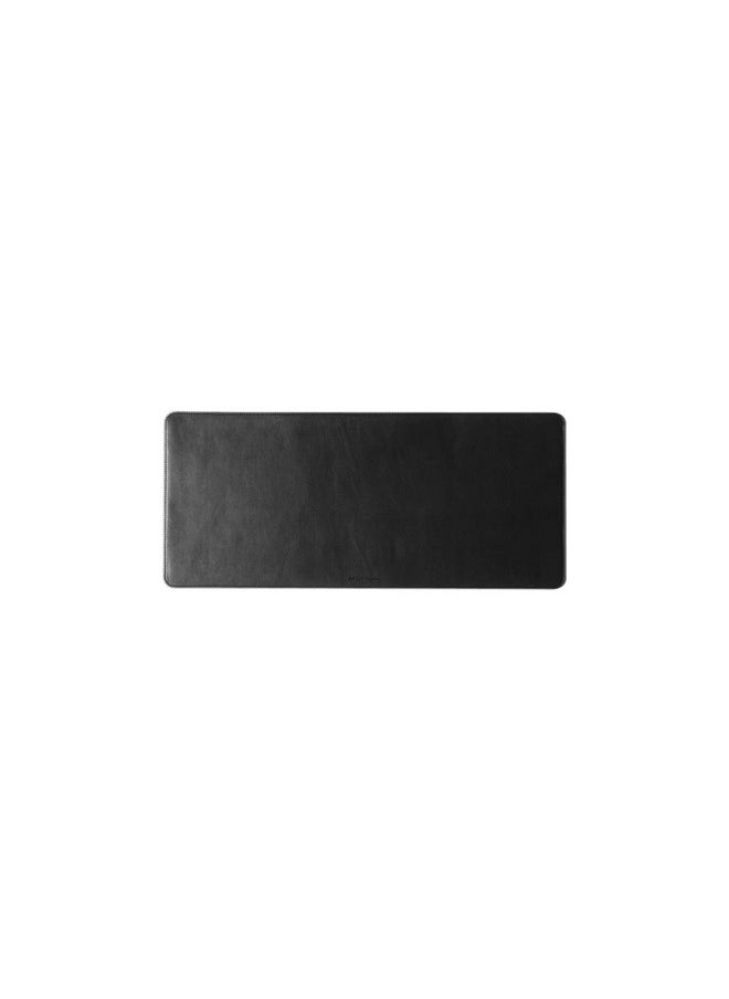 DailyObjects DailyObjects Premium Vegan Leather Mini Desk Mat Organiser | Anti-Skid | Anti-Slip | 63 * 28 cm | Reversible Desk Spread Turf Desk/Laptop Mat for Work from Home/Office/Gaming | Turf Felt - Black  - Image 4