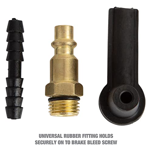 OEMTOOLS 22505 1L Pneumatic Brake Bleeder w/Automatic Refilling Bottle, Brake Bleeding Kit with Bleeder Kit Vacuum and Automatic Brake Bleeder Bottle - Image 5