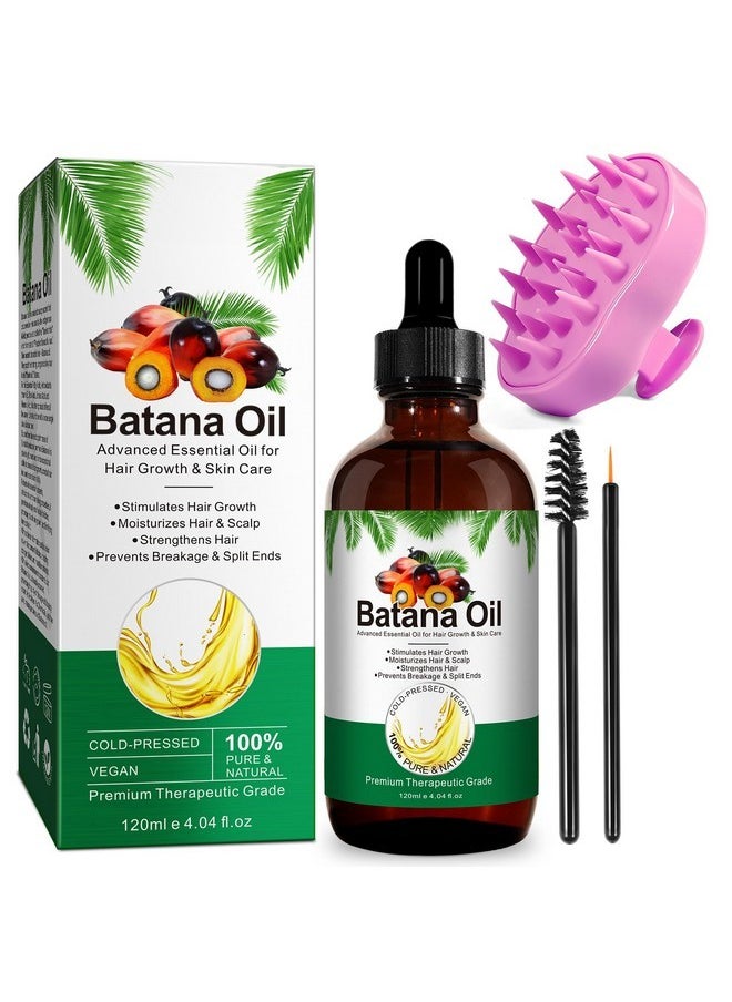 IFUDOIT Batana Oil for Hair Growth, Scalp Massage & Skin Care - 100% Pure Essential Oil for Hair Repair, Nourishment & Reduced Loss, Suitable for All Hair Types (4.04 Fl Oz)  - Image 1