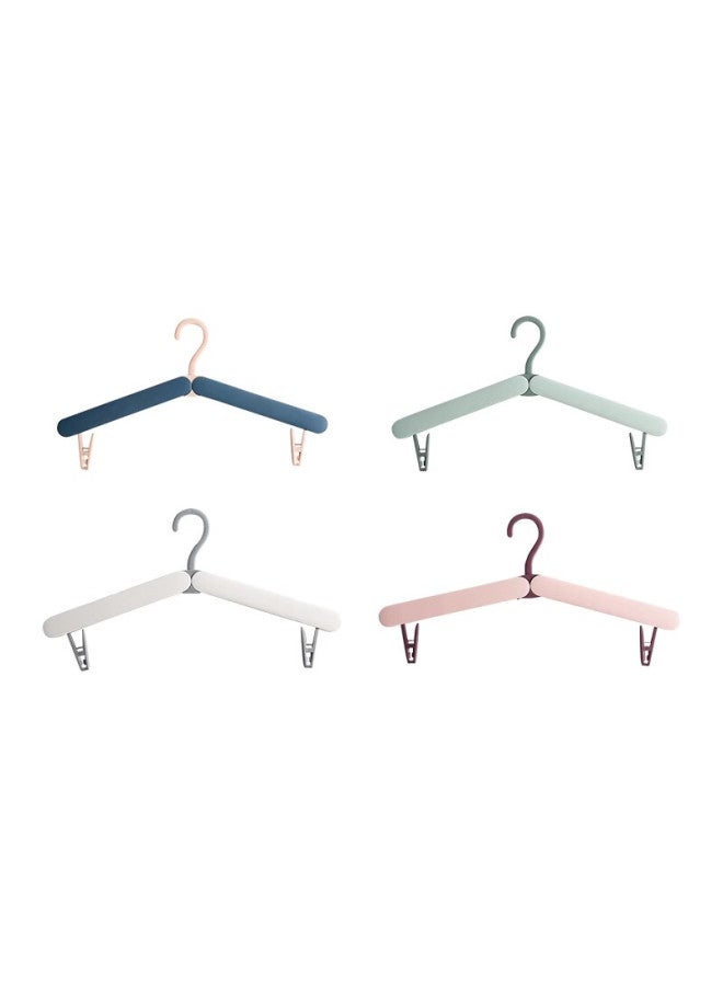 Sometimes Portable Foldable Clothes Clips, Creative Hangers, Clothes Clips, Travel Portable Drying Rack With Clips, Pink - Image 4