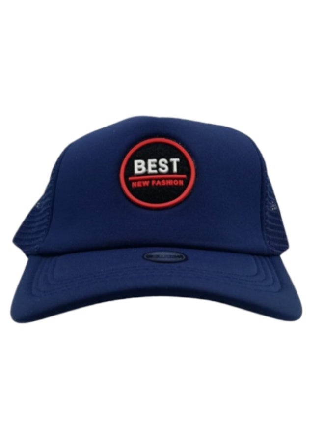 BEST Brand Cap, Navy Blue, Large