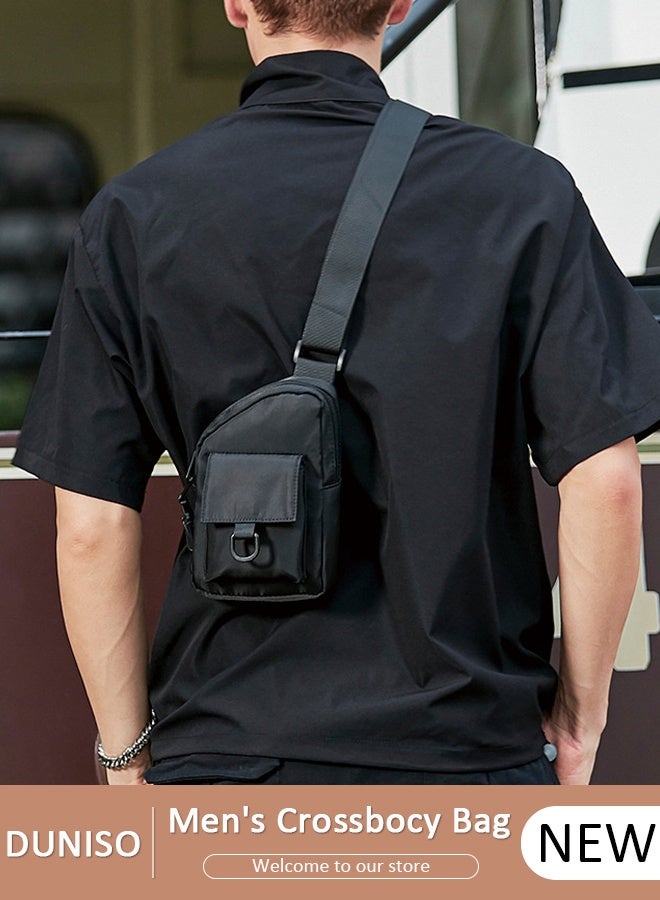 DUNISO Sling Bag for Men and Women Waterproof Crossbody Bag Packs Purses Chest Bags with Adjustable Shoulder Belt Anti-theft Crossbody Shoulder Bag for Travel Sport Camping Traveling - Image 1