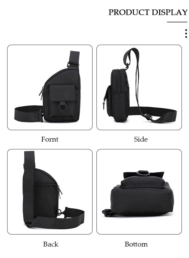 DUNISO Sling Bag for Men and Women Waterproof Crossbody Bag Packs Purses Chest Bags with Adjustable Shoulder Belt Anti-theft Crossbody Shoulder Bag for Travel Sport Camping Traveling - Image 5