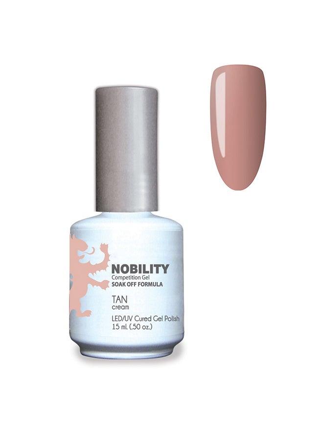 Gel Nail Polish 15 ml, Long Lasting, Chip Resistant, Requires Drying Under UV Led Lamp Tan Nbgp89