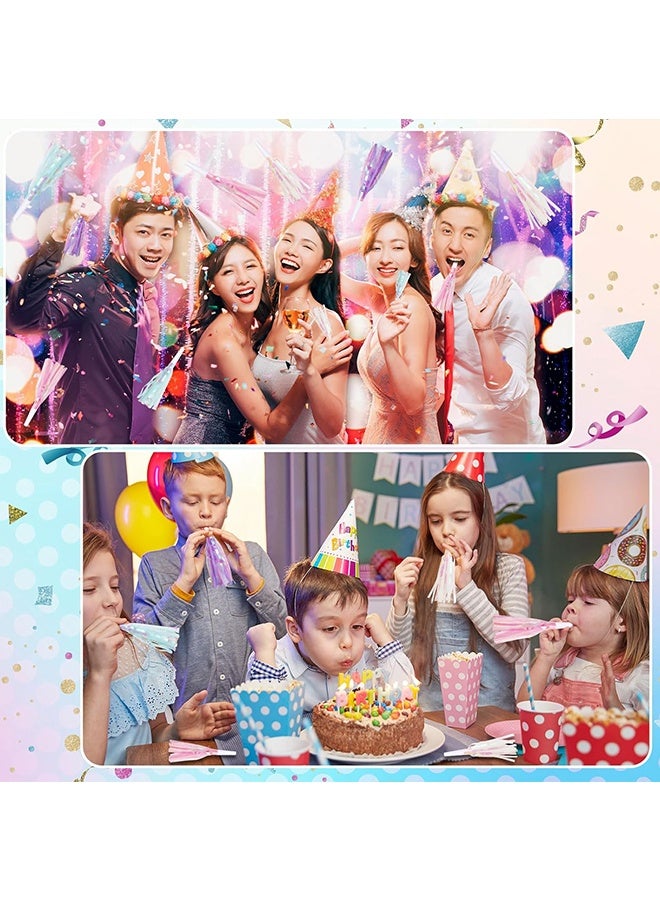 Wffo 36 PCS Party Blower, Birthday Blowers, Colourful & Fun Party Whistles for Party Bag Fillers Birthdays Weddings Celebrations Anniversary Decoration Gifts Use by Those Aged 15 and Above - Image 5