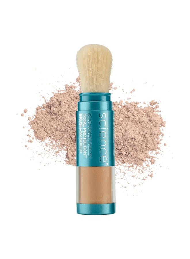 Colorescience Sunforgettable Total Protection Brush-On Sunscreen Mineral Powder for Sensitive Skin, Tan, 0.21 Oz (Pack of 1) - Image 1