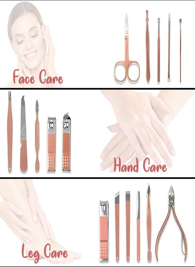 Trujve 16-Piece Nail Cutter Kit for Women and Men - Pedicure and Manicure Set with Nail Clipper, and Nail Filer - Ideal for Adults and Babies (CREAM) - Image 5