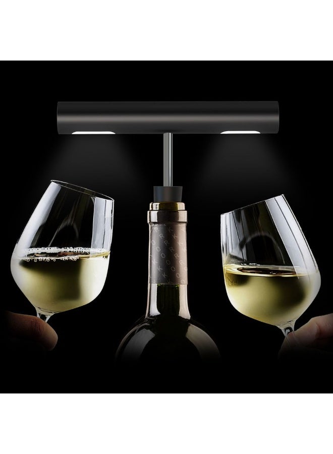 Sompex Korky Rechargeable Bottle Table Lamp, Cordless LED Indoor Lamp with Corkscrew-Inspired Design, Stepless Dimmable Light, Dimmer Memory Function, Stainless Steel, 2.5 x 16 x 10 cm, Silver - Image 3