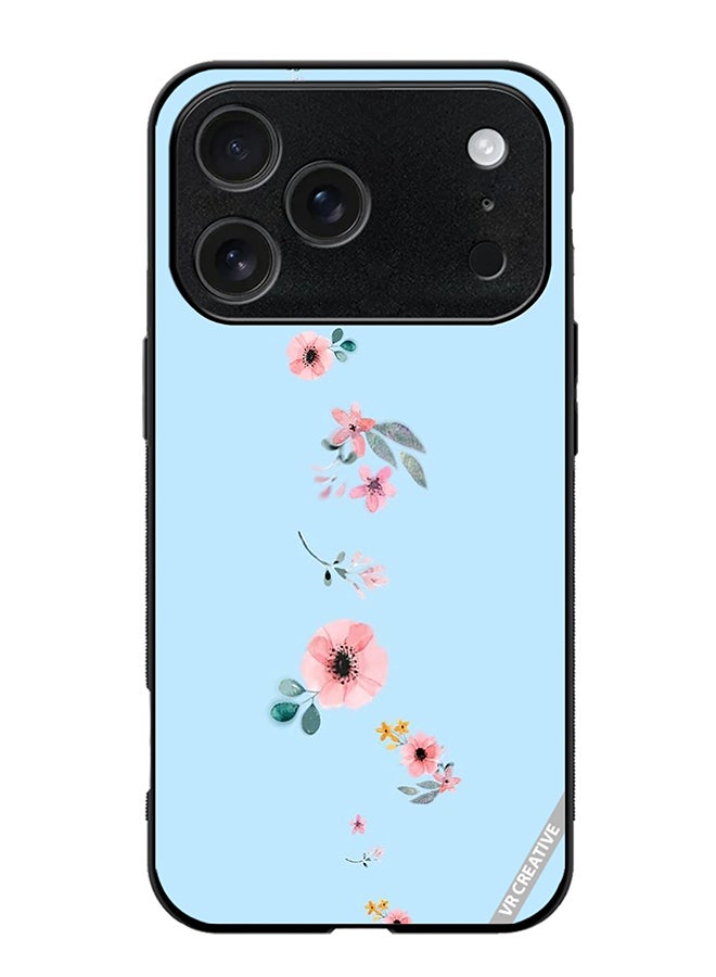 Protective Case Cover For Apple iPhone 17 Pro Max Flower Design Multicolour