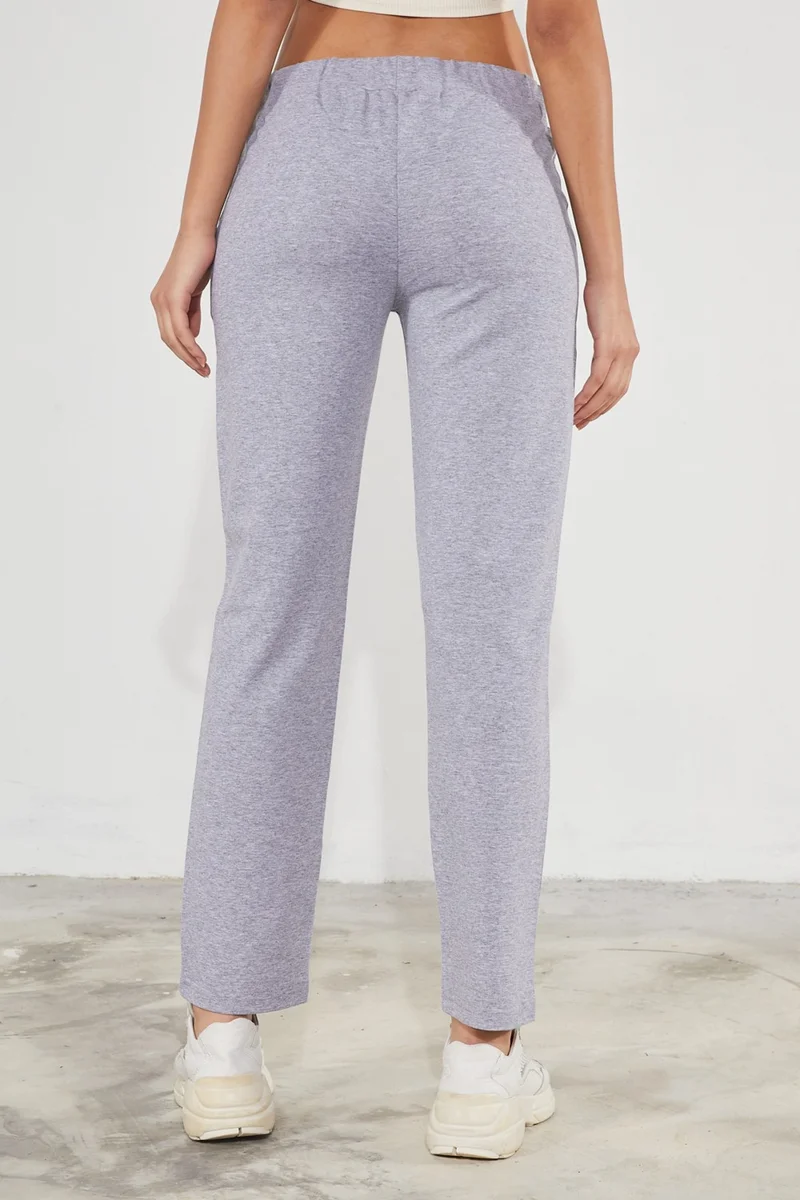 Twenty3 Women Combed Cotton Straight Leg Sweatpants