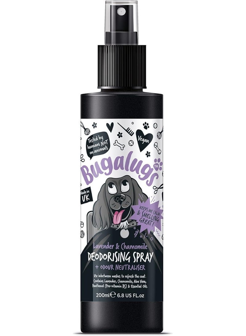 Bugalugs Lavender & Chamomile Deodorising Spray 200ml (6.8 Fl Oz)