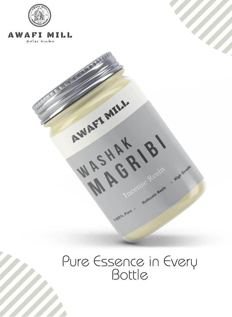 Washak Magribi Frankincense Resin | Moroccan Galbanum Incense with Triangle Charcoal Tablet