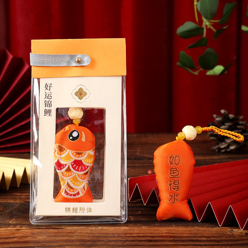 Sachet, Sachet, Paper Blessing Sachet, Persimmon Persimmon Wishful Persimmon Sachet, Car-Mounted Peace Charm, Mobile Phone Pendant, Hand Companion - Image 1