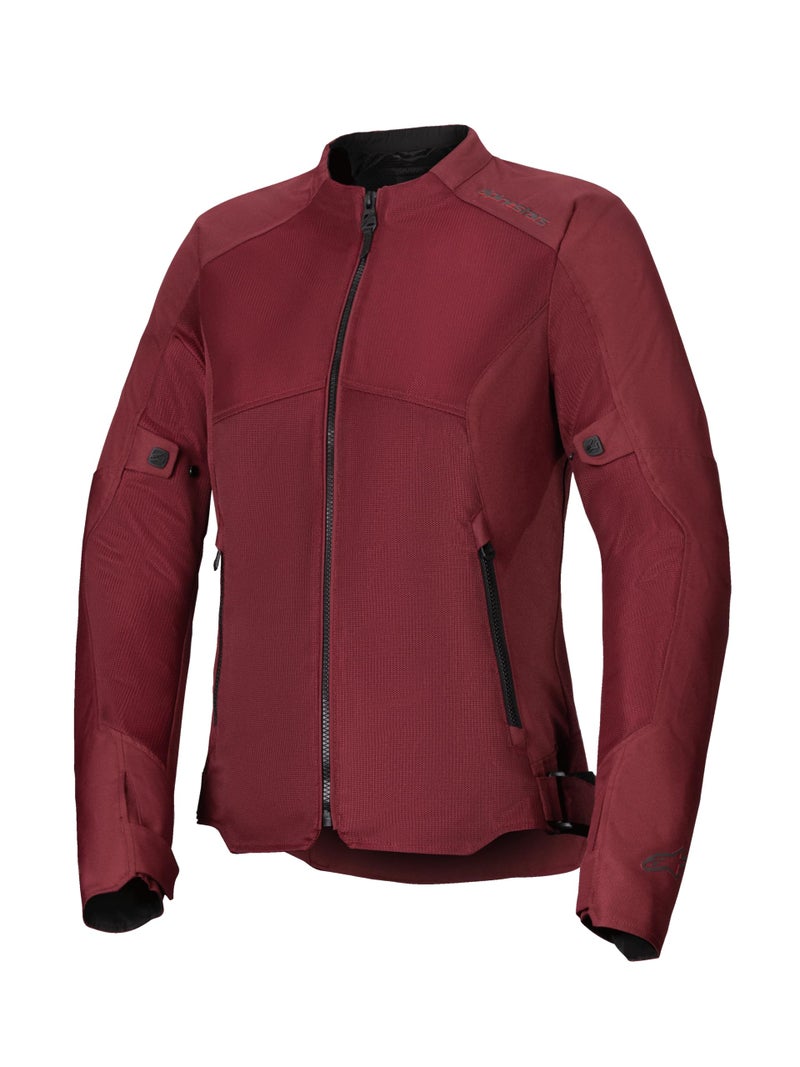 Alpinestars Stella C1 Air Jacket Lightweight Ventilated Protection Advanced Impact Abrasion Guard Performance Racing Design S Burgundy - Image 2