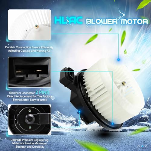 ILONPA HVAC Blower Motor Fan ABS Air Conditioning and Heating Fits for 2003-2007 Lexus GX470,2003-2009 Toyota 4Runner, Replaces 87103-35060 700062 TO3126114 - Image 4