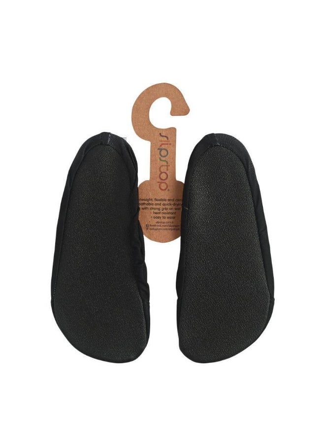 Slipstop - Slipstop Black Junior Anti-Slip Shoes (Infant) - Image 1