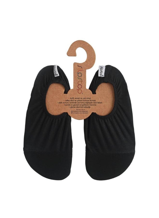 Slipstop - Slipstop Black Junior Anti-Slip Shoes (Infant) - Image 1