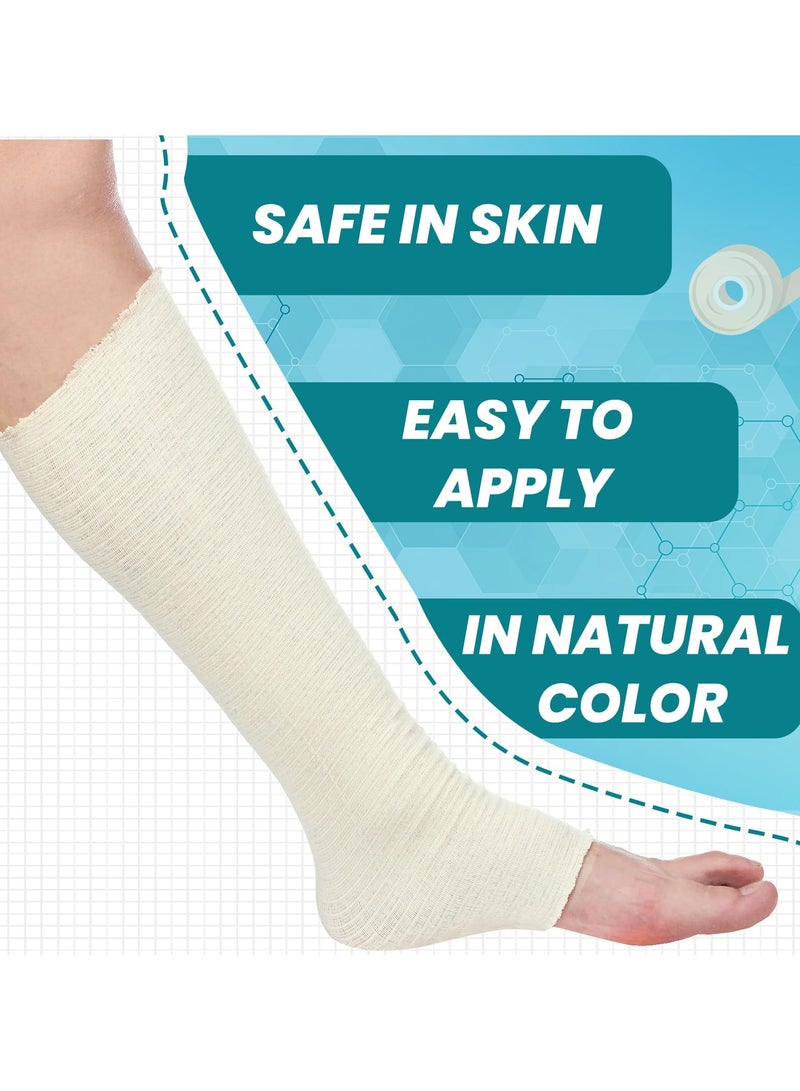 NajmStyle Tubular Bandage, Reusable Elastic Bandage Sleeve, Arm Stockinette Tubing, Compression Bandage Roll for Tissue Support Size E, 3.5" x 11 yd  - Image 3