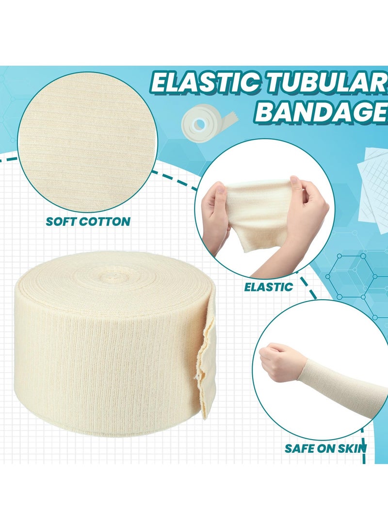 NajmStyle Tubular Bandage, Reusable Elastic Bandage Sleeve, Arm Stockinette Tubing, Compression Bandage Roll for Tissue Support Size E, 3.5" x 11 yd  - Image 4