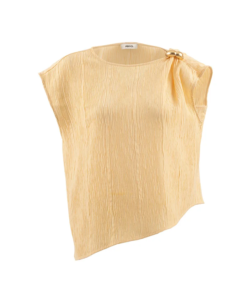 Ipekyol  Crinkle-Effect Blouse for Women | Best Price UAE