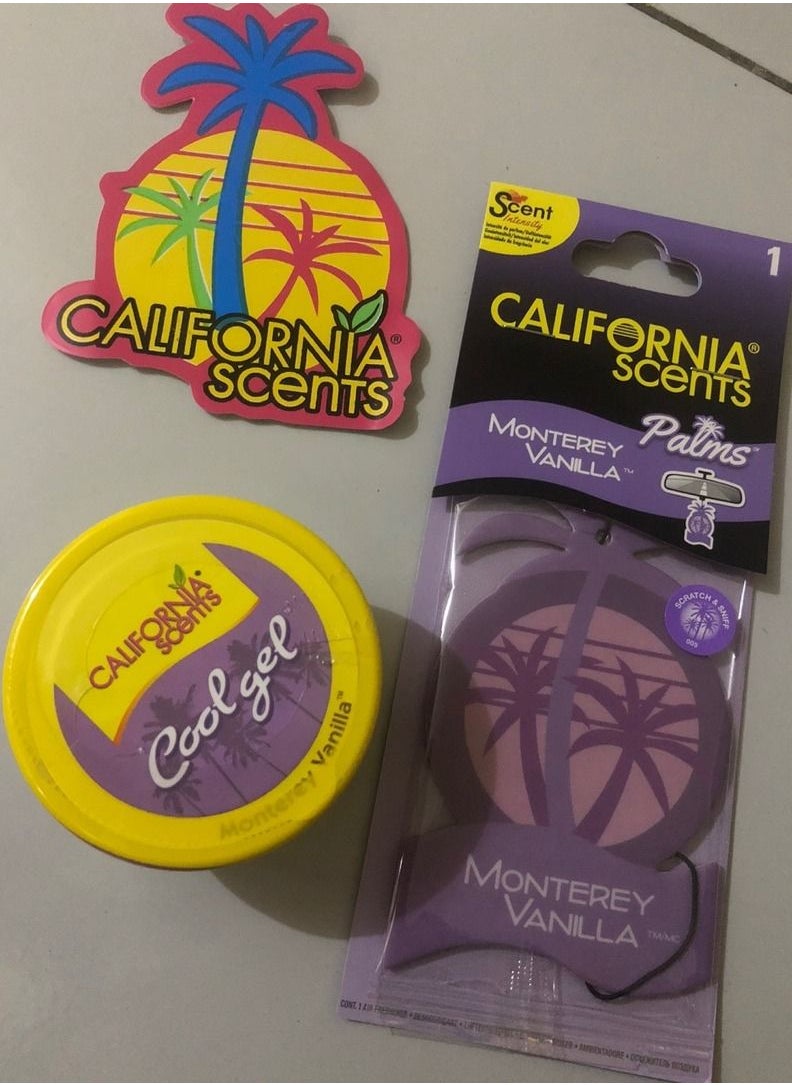 California Scents - Cool Gel Monterey Vanila 70G - Image 1