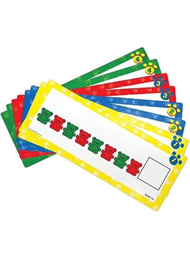Learning Resources Learning Resources Three Bear Family Pattern Cards, Homeschool, Early Math Skill Learning, Bears Not Included, Ages 3+ - Image 2