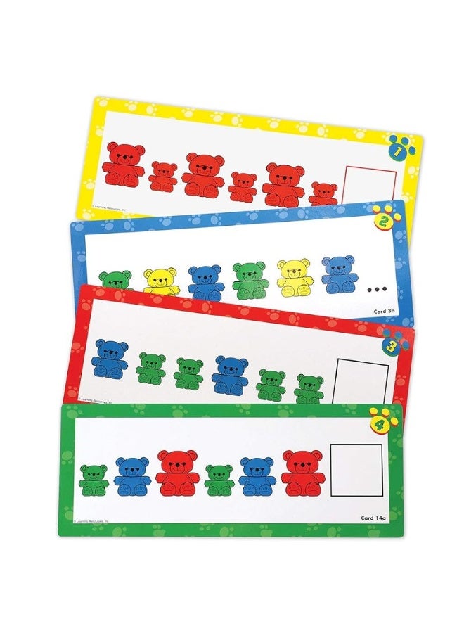 Learning Resources Learning Resources Three Bear Family Pattern Cards, Homeschool, Early Math Skill Learning, Bears Not Included, Ages 3+ - Image 4