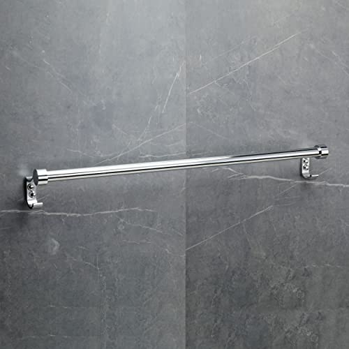 GARBNOIRE Stainless Steel Hook Towel Rod 18 inch Towel Holder Rod for Bathroom | Kitchen | Living Room - Image 5