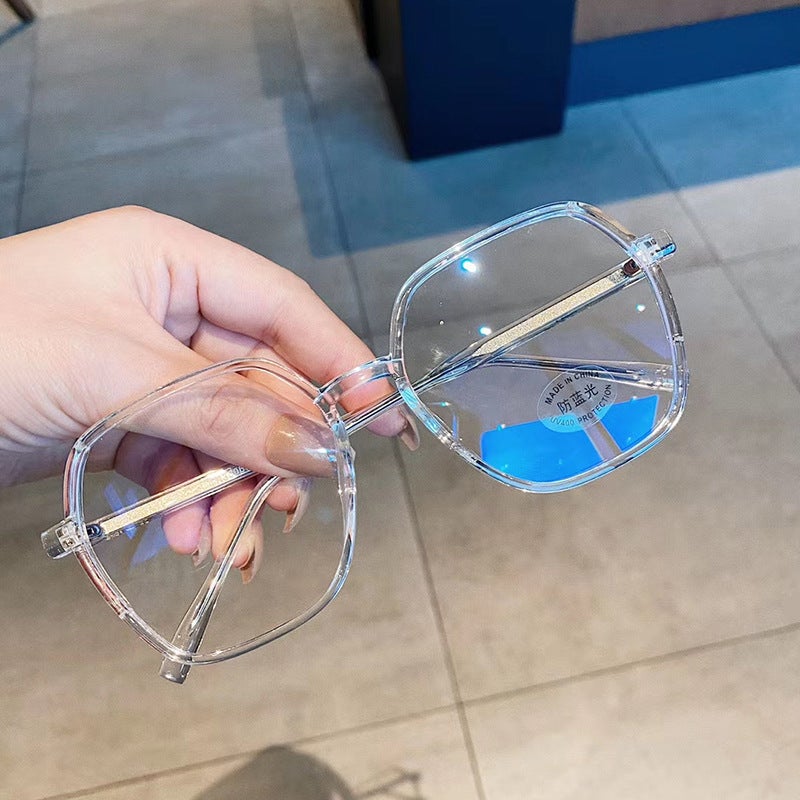 2023 Trendy Anti-Blue Light Glasses Frame Transparent (TR90) Transparent (TR90)