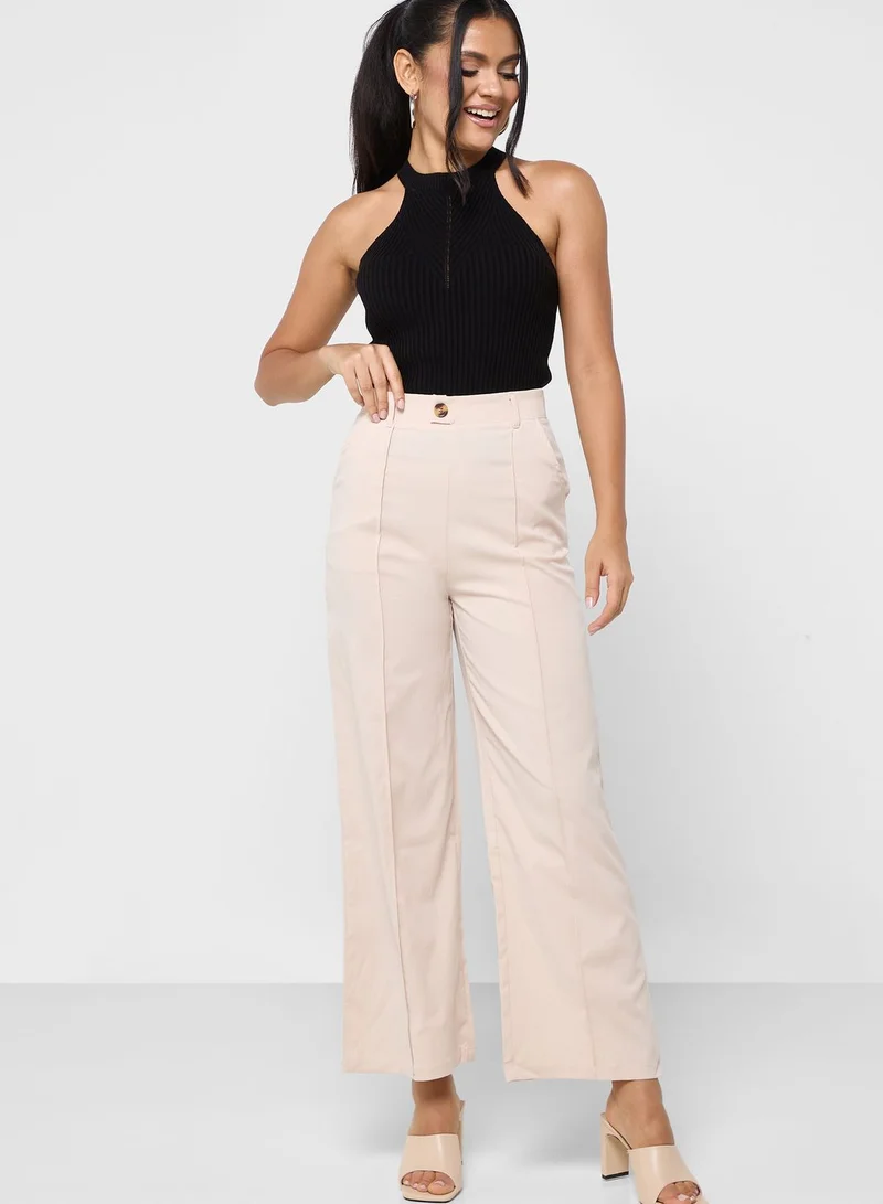 ELLA Seam Detail High Waist Pants