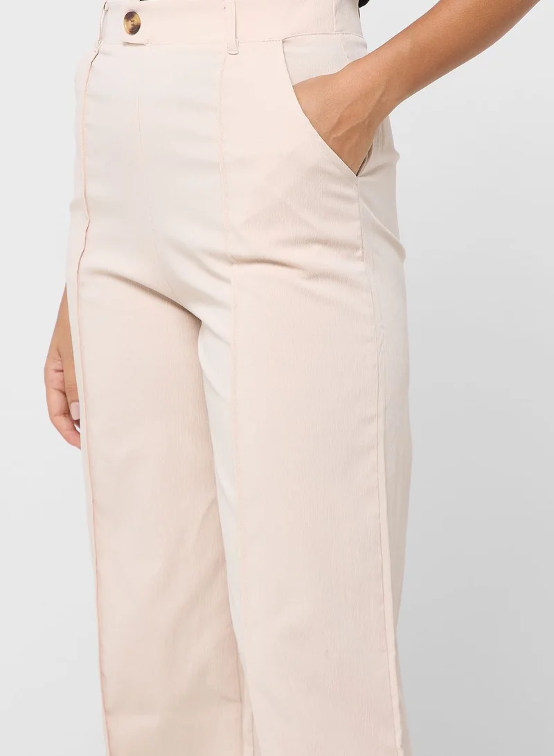 ELLA Seam Detail High Waist Pants