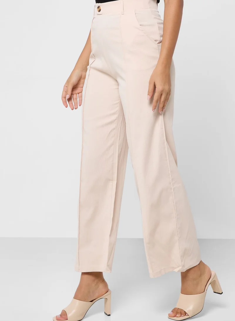 ELLA Seam Detail High Waist Pants